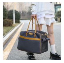 Bolso transportador de diseño Gris oscuro mascotas pequeñas y medianas