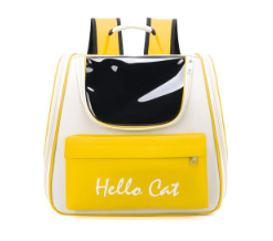 MOCHILA TRANSPORTADORA BOLSILLO FRONTAL AMARILLO