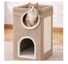 Casa Cucha MOD 1 beige para gatos
