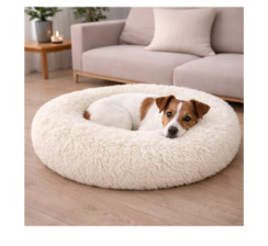 Cama Dona terciopelo Blanca M