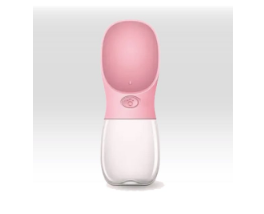 Botella dispensadora de agua 550ml rosa