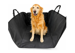Funda cubre asiento trasero simple / Negro