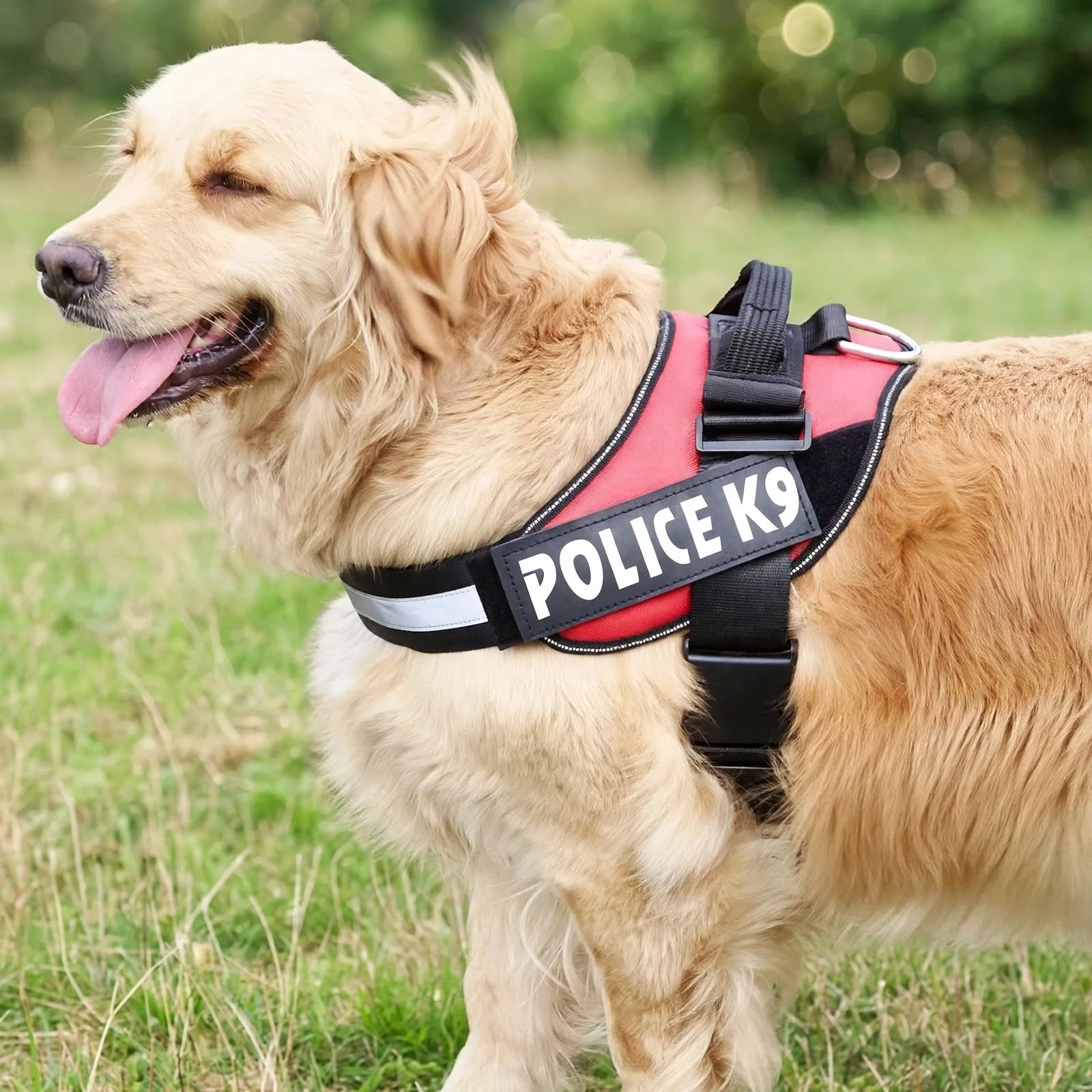 Pretal Police K9 Antitirones Rojo Talle XL