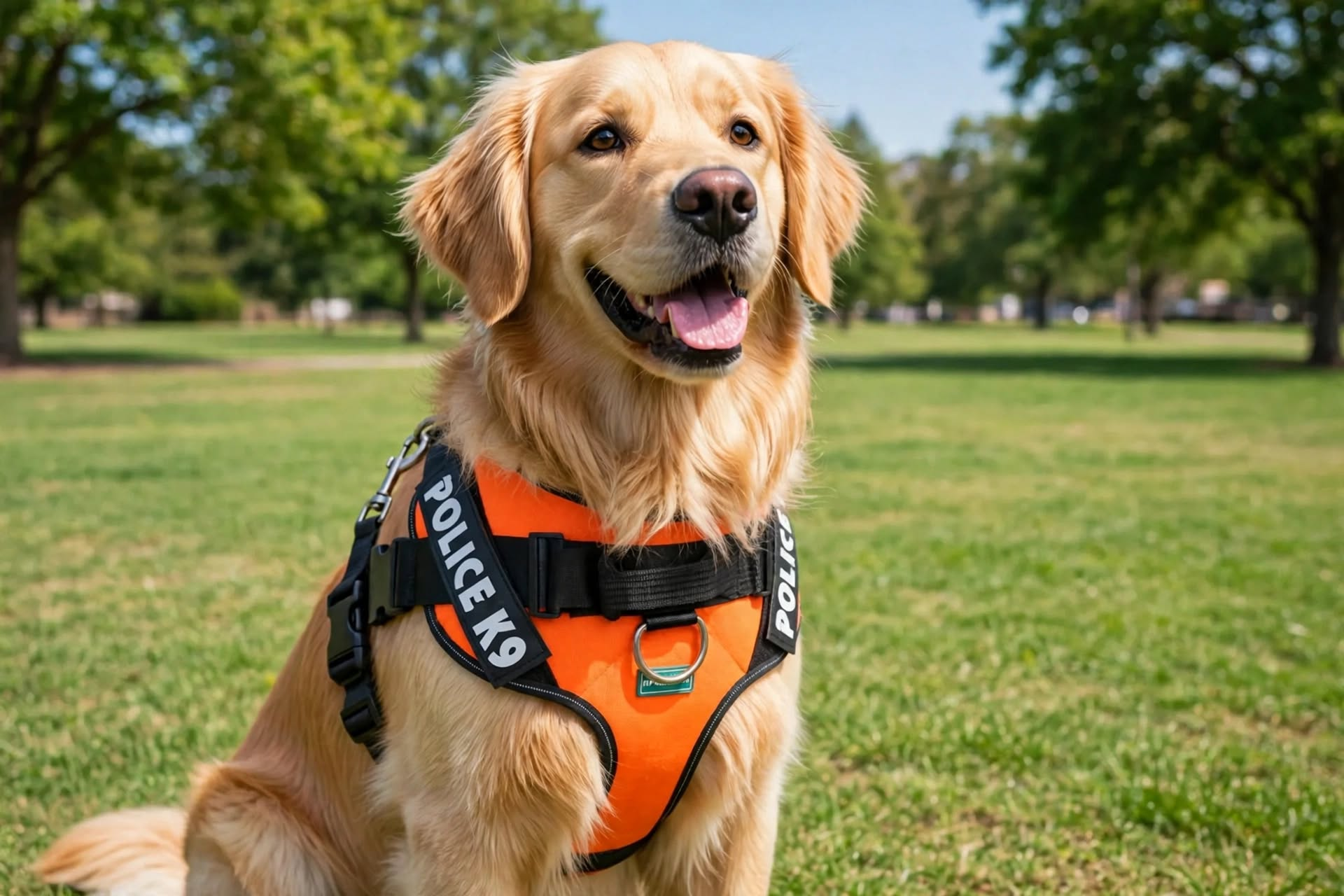 Pretal Police K9 Antitirones Naranja Talle XXL