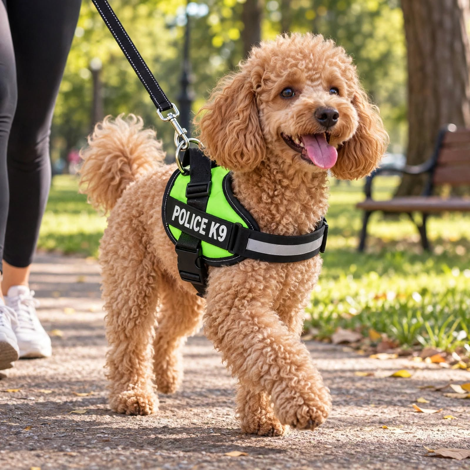 Pretal Police K9 Antitirones Verde Talle XXL