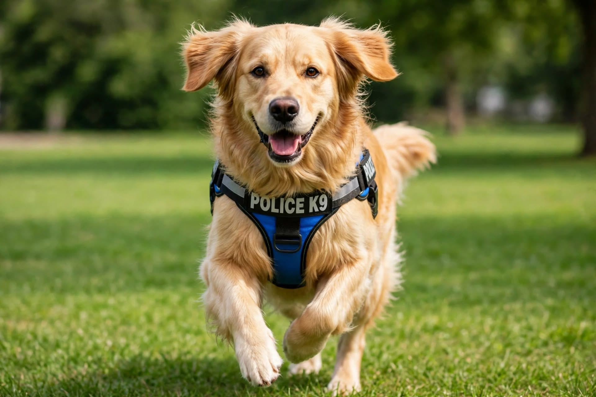 Pretal Police K9 Antitirones Azul Talle XXL