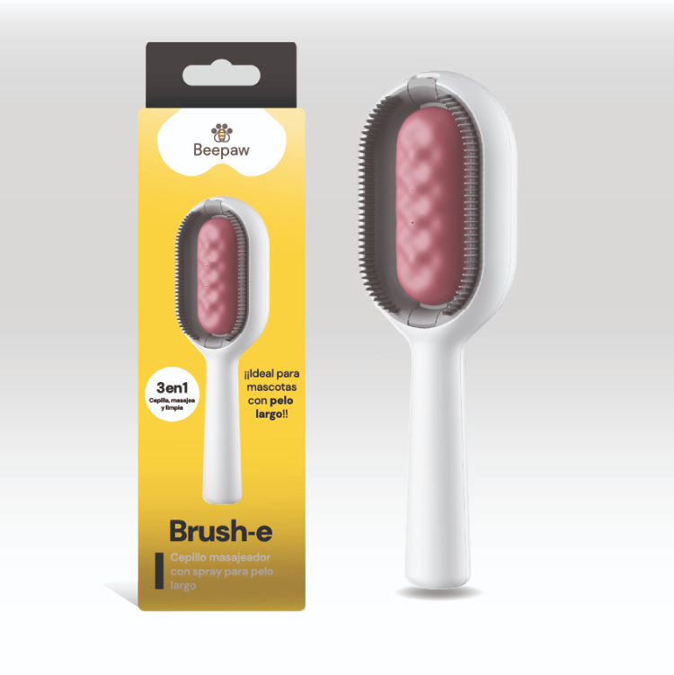 Cepillo de cerdas de silicona Brush-e Rosa